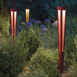 Lanai solar torch red aluminum