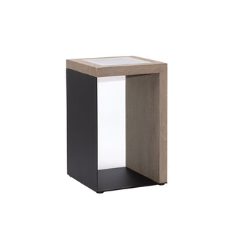 Rancho Lantern black aluminum finish