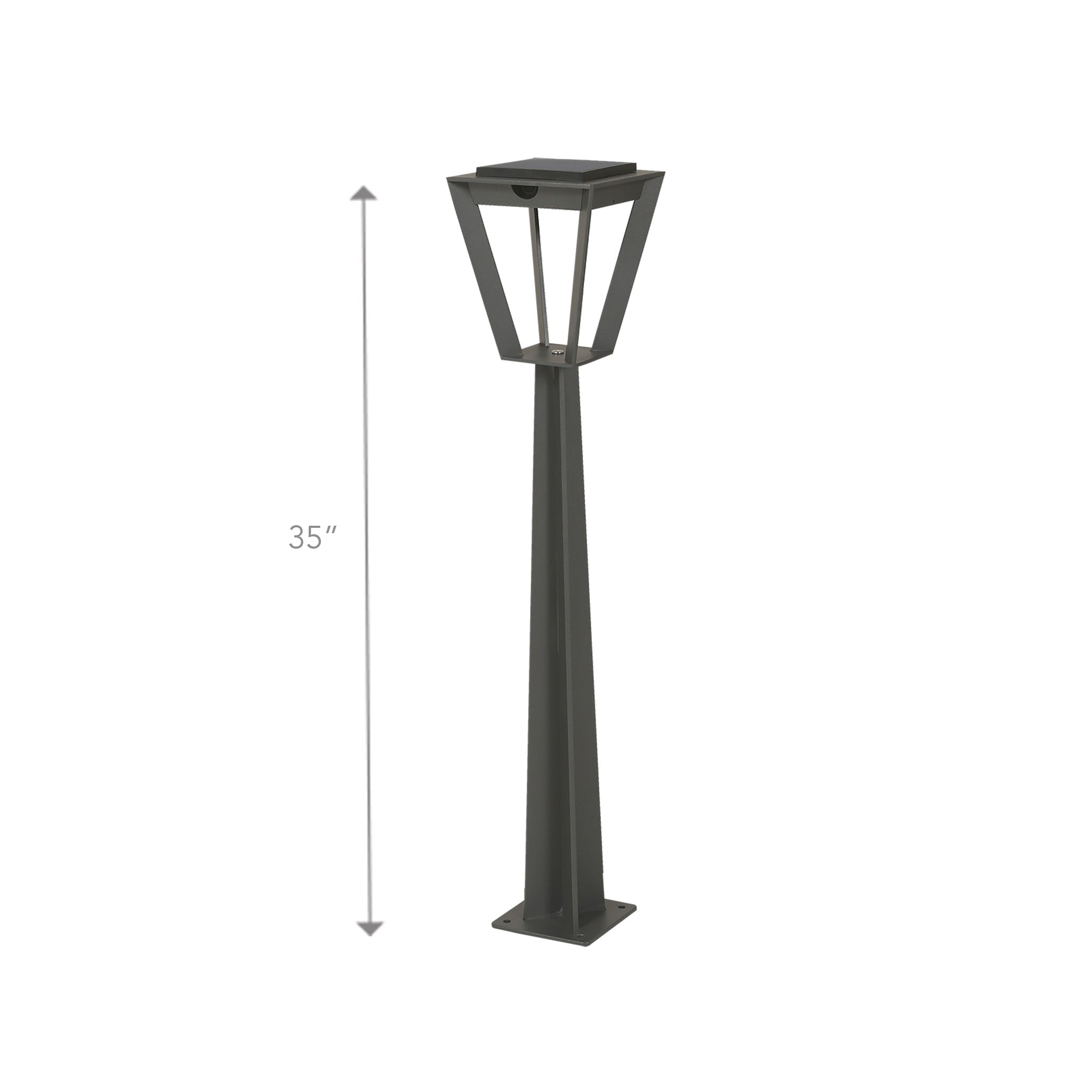 Metro Pathway light in graphite aluminum finish