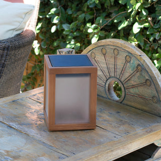 Tradition table lamp in teak