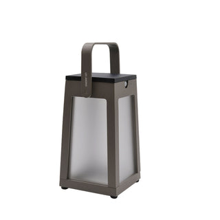 Les Jardins tinka lantern in taupe color