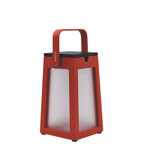 Les Jardins tinka lantern in red color